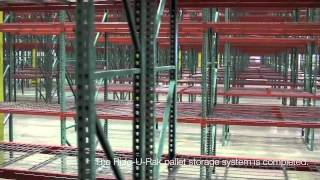 Warehouse Space Planning  Pallet Position Racking System [upl. by Assirrem]