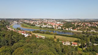 Tour Batzdorf Scharfenberg Siebeneichen DiesbarSeußlitz Elberadtour über 4 Schlösser [upl. by Nager]