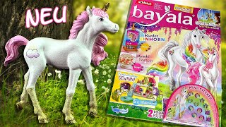 Schleich ® Bayala ® Magazin Nr 46 mit sonnigem Wetter Fohlen Sayda amp süße Aufkleber [upl. by Kirimia496]