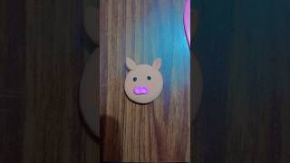 How to make easy clay piggy 🐷 shots ytshorts youtubeshorts clayartandcraft superdryclay piggy [upl. by Ymassej]