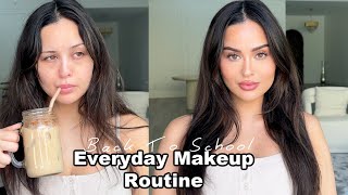 Everyday Makeup Routine Techniques For Back To SchoolWork  Christen Dominique [upl. by Aihsein]