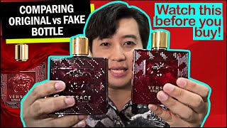 VERSACE Perfume FAKE vs ORIGINAL [upl. by Disharoon238]