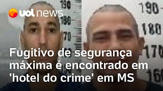 Fugitivo de prisão de segurança máxima é encontrado em hotel do crime em Campo Grande confira [upl. by Conley212]