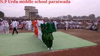 SARE JAHAN SE ACHA NP Urdu middle school nehru maidan paratwada [upl. by Darrej]