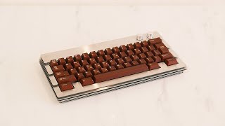 Boardchuns  Aluminium Plate  Retooled MX Brown Switch  PBTFans Pyga Keycap  Sound Test [upl. by Iz455]