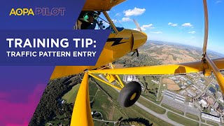 Flight Training Tip Traffic Pattern Entry [upl. by Divadleahcim864]