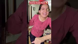 Online exam hack 😂🤫dushyanthukreja priyalkukreja shorts viralvideo ytshorts [upl. by Hsinam761]