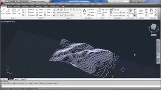 CREACIÓN DE CURVAS DE NIVEL CON GOOGLE EARTH Y CIVIL 3D A AUTOCAD [upl. by Aticnemrac]