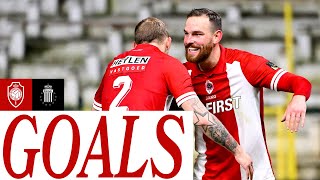 GOALS  RAFC 52 R CHARLEROI SC  Croky Cup  20232024 [upl. by Pinette]