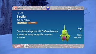 Shiny Larvitar Event Mass Outbreak  Pokemon Scarlet amp Violet [upl. by Ialohcin]