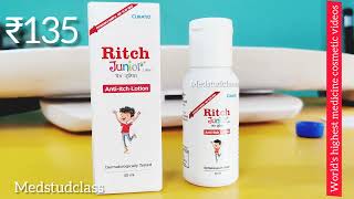 Ritch junior lotion insect bite lotion कीड़ा काटने से जख्म [upl. by Marcell]