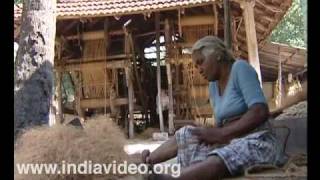 Coir making village Muhamma Alappuzha [upl. by Trust]