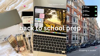 Back to School Prep 🧸👩‍💻⭐️ Stationery Hauls Mac amp iPad setup Shopping in London Notion Templates [upl. by Valeda498]