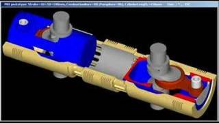 opposed piston engine animation pattakon [upl. by Sheridan789]