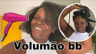 BLOW OUT no CABELO CRESPO 4c  Juliana Luziê [upl. by Stephenie]