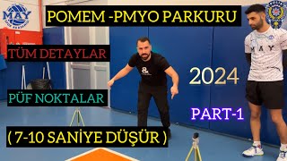 POMEM PMYO PARKURU TÜM TAKTİKLER PÜF NOKTALAR 710 SANİYE GELİŞİM  pmyo pomem polis [upl. by Cleodal]