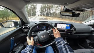 Citroen eC4 X 2024 POV Test Drive DRIVEWAVE1 [upl. by Enelear55]