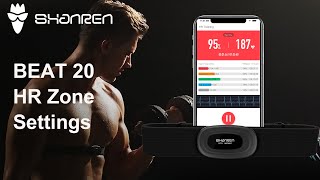 03 Set up your heart rate zone on Shanren sport App  BEAT 20BEAT 10 [upl. by Enisamoht803]