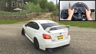 Forza Horizon 4 Subaru WRX STI 2015 Steering Wheel  Shifter Gameplay [upl. by Elehcim]