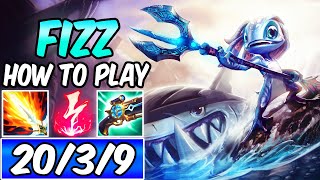 HOW TO PLAY FIZZ MID amp CARRY  Best Build amp Runes  Diamond Player Guide  League of Legends [upl. by Gawlas978]