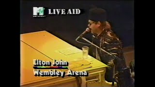 Elton John  Im Still Standing MTV  Live Aid 7131985 [upl. by Nolyd]