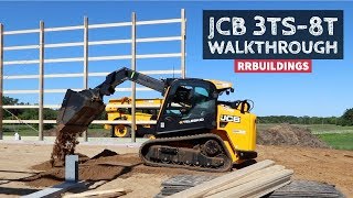 JCB 3TS8T Teleskid Compact Track Loader CTL Walkthrough [upl. by Terina425]