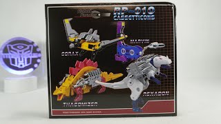 Unboxing Robot Paradise FansToys RP01C Casseticons Corax Thagomizer Marvin amp Rexadon [upl. by Airrat]