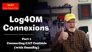 Log4OM Connexions Part 1  CAT Controls using OmniRig [upl. by Olodort]