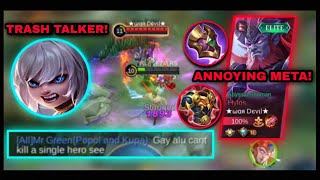 ALUCARD VS ANNOYING META HYLOS HYPER  TOXIC TEAM  MLBB [upl. by Mcripley]