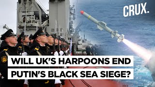 UK To Send Lethal Harpoon Missiles To Ukraine l Will It Help Counter Putin’s Warships In Black Sea [upl. by Garretson687]