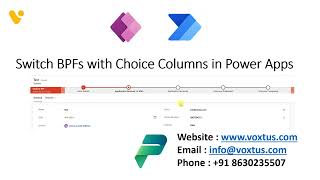 Switch Business Process Flows BPFs with Choice Columns [upl. by Nauqe334]