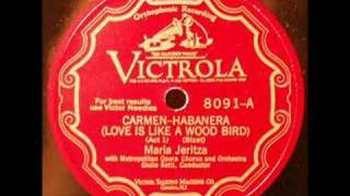 Maria Jeritza sings Carmen [upl. by Dyal693]