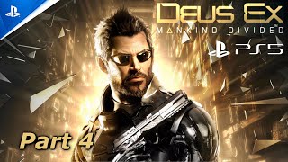 Deus Ex Mankind Divided Gameplay Story Full Game Part 4 PlayStation 5 [upl. by Krista]