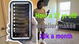 How I make Thousands At 17 Reselling Reps 2024 [upl. by Fachini]