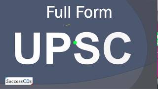 UPSC Full form What is the Full form of UPSC [upl. by Relda]