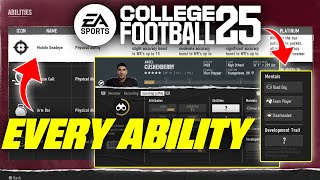 Every Ability In EA Sports College Football 25 [upl. by Arick514]