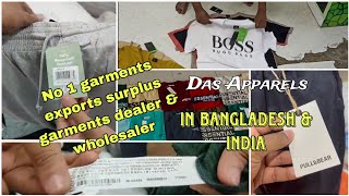 No 1 export surplus garments dealer amp wholesaler in Bangladesh amp India 💥 Direct dealer of Banglades [upl. by Orel]