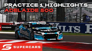 Practice 1 Highlights  VAILO Adelaide 500  2024 Repco Supercars Championship [upl. by Akers]