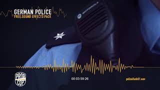 Polizeifunk  Deutscher BOS Funk  Polizei Digitalfunk deutsch  SFX Sound Effects [upl. by Giliana]