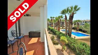 NOW SOLD 149950€ REF VC3593 SOUTH FACING APARTMENT OVERLOOKING THE POOL amp VILLAMARTIN GOLF COURSE [upl. by Lantha]