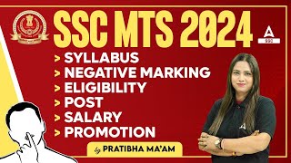 SSC MTS 2024  SSC MTS Syllabus Exam Pattern Eligibility Salary Promotion  SSC MTS Kya Hota Hai [upl. by Wootten]