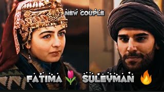 New couple❤ of kurulus osman season 5 Fatima 🌷and Suleman🔥 new couple [upl. by Blythe756]