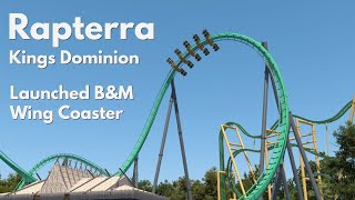 Rapterra  Kings Dominion  2025 BampM Launched Wing Coaster  NoLimits 2 PreCreation [upl. by Uzial]