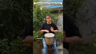 Chaiyya Chaiyya X Djembe Cover  djembe chaiyyachaiyya trending music viralshorts [upl. by Detta]