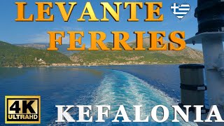 Levante Ferries Kefalonia 4K Walking Tour 2023 [upl. by Koch705]