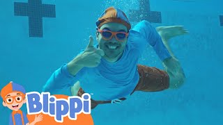 SD Scuba Diving  Blippi  Moonbug Kids  Fun Zone [upl. by Aihsem]