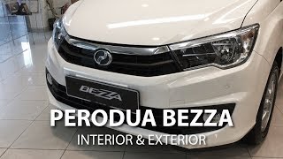 Perodua Bezza 2017 Interior amp Exterior Walkaround [upl. by Melly]