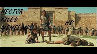 Troy 2004  Hector kills Menelaus HD [upl. by Helgeson894]