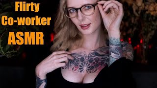 ASMR Flirty Coworker Asks You Out  Soft Spoken Roleplay [upl. by Eilsel]