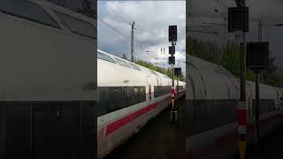 ICE bei Sonderfahrt von Berlin macht Dampf trainspotting train [upl. by Pharaoh]